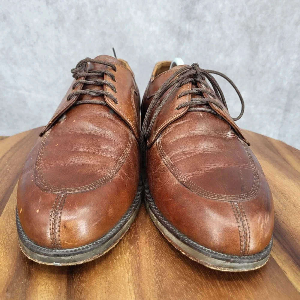 Bostonian Elements‎ Oxford Shoes Mens 12 M Brown Leather Dress Shoes USA Derby